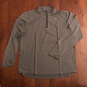 Men’s Nike grey element 1/4 zip dri-fit Sz. XXL